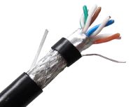 Primus Cable CAT5E Direct Burial Outdoor Bulk Ethernet Cable, Solid Copper Dual Shielded, 24AWG 1000FT
