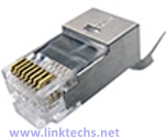 Primus Cable Pack of 100 -Shielded RJ45 Connector - CAT6A, 7 - 1.35 to 1.45mm ID