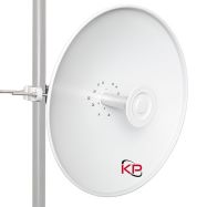 KP Performance 4.9 GHz to 6.4 GHz, 2-Foot Parabolic Dish Antenna with Mimosa C5C Quick Attach