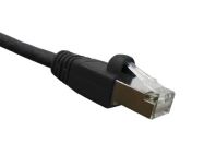 Primus Cable CAT6A Shielded 10GBase-T Patch Cord - 50' Snagless, Mold-Injection, S/FTP 26AWG - Gray